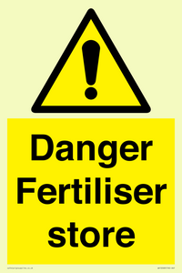 Danger Fertiliser store